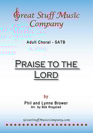 cover Praise to the Lord SATB choral sheet music cover